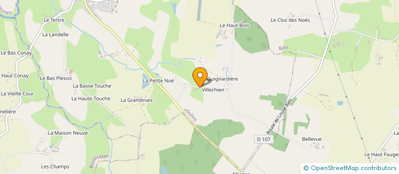 localisation de l'entreprise EARL MORLIER à MOULINS