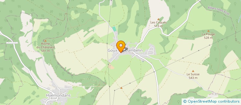 localisation de l'entreprise EARL MORNARD à GOUX-LES-DAMBELIN