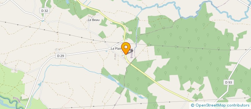 localisation de l'entreprise EARL MOSSELIN à BELABRE
