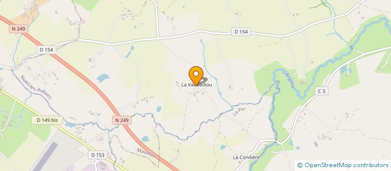 localisation de l'entreprise EARL MOTRIDE à NUEIL-LES-AUBIERS