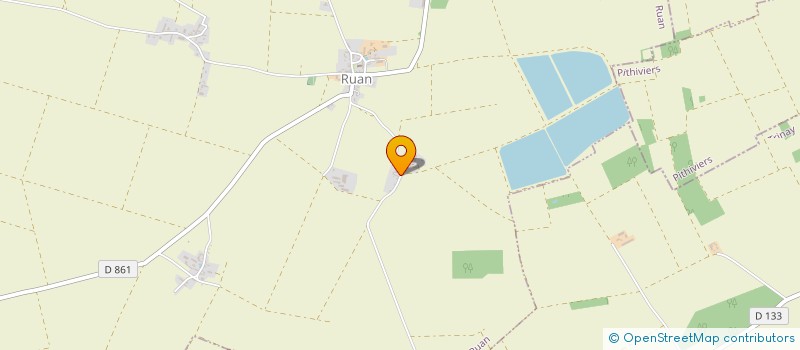 localisation de l'entreprise EARL MOULIN à RUAN