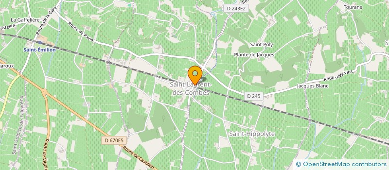 localisation de l'entreprise EARL MOULIN DE LA CHAPELLE à SAINT-LAURENT-DES-COMBES