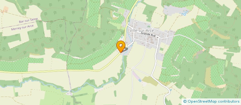 localisation de l'entreprise EARL MOULIN DU VOUY  VILLE-SUR-ARCE