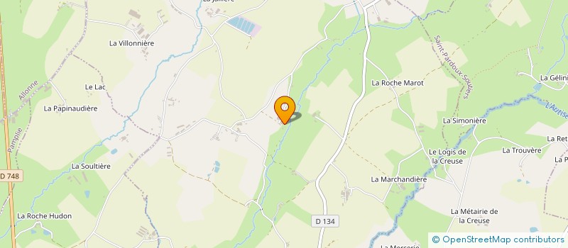 localisation de l'entreprise EARL MOULIN GAILLARD  LA BOISSIERE-EN-GATINE