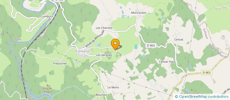 localisation de l'entreprise EARL MOURNETAS CEDRIC  ESTIVAUX