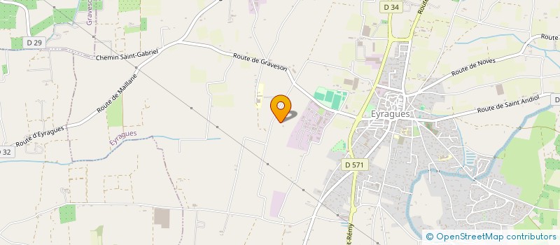 localisation de l'entreprise EARL MOUSSAIDY à EYRAGUES