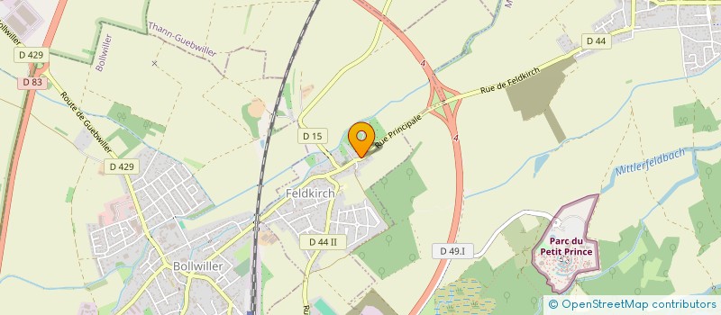 localisation de l'entreprise EARL MOYSES BIO  FELDKIRCH