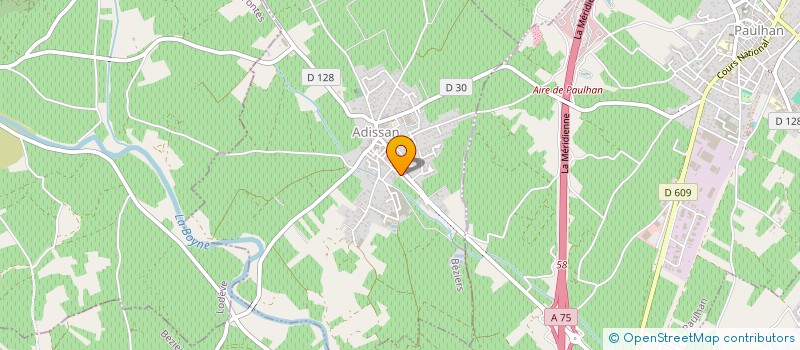 localisation de l'entreprise EARL MP II  ADISSAN