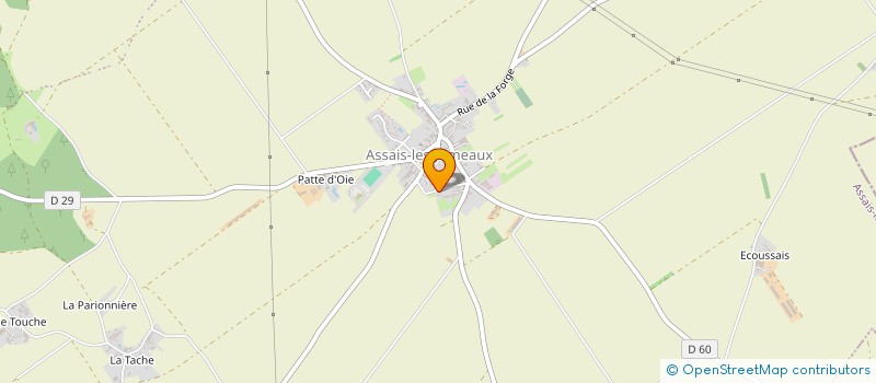 localisation de l'entreprise EARL MS2L à ASSAIS-LES-JUMEAUX