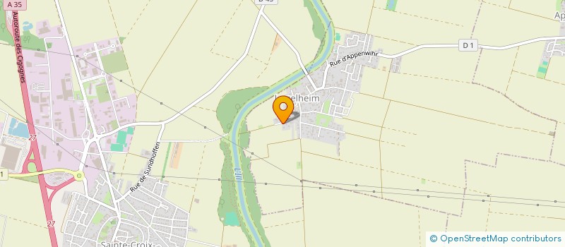 localisation de l'entreprise EARL MULLER PAUL  LOGELHEIM