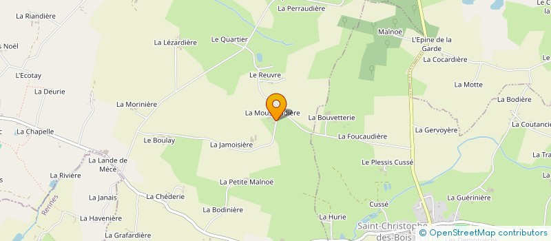 localisation de l'entreprise EARL MV BREEDING FARM à MECE