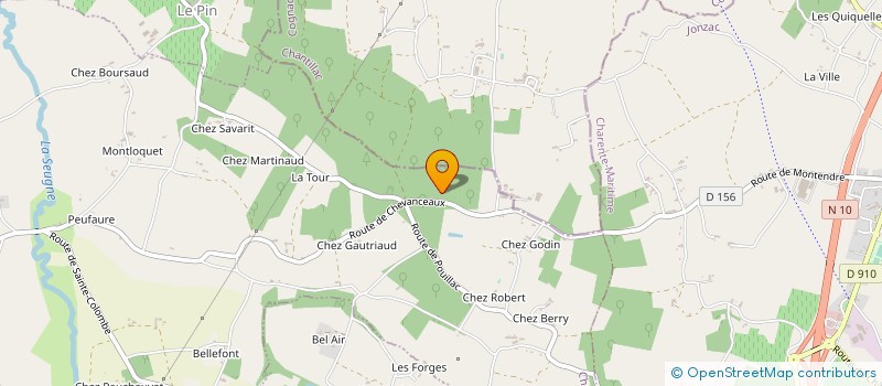 localisation de l'entreprise EARL NADAUD à MONTLIEU-LA-GARDE