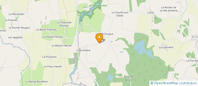 localisation de l'entreprise EARL NADINE GOUABLIN à BROUALAN