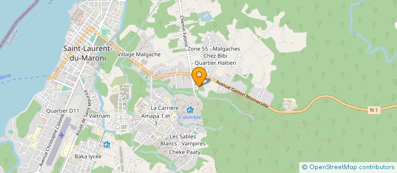 localisation de l'entreprise EARL NAKAVIKA à SAINT-LAURENT-DU-MARONI