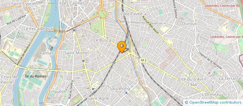 localisation de l'entreprise EARL NAUCA à TOULOUSE