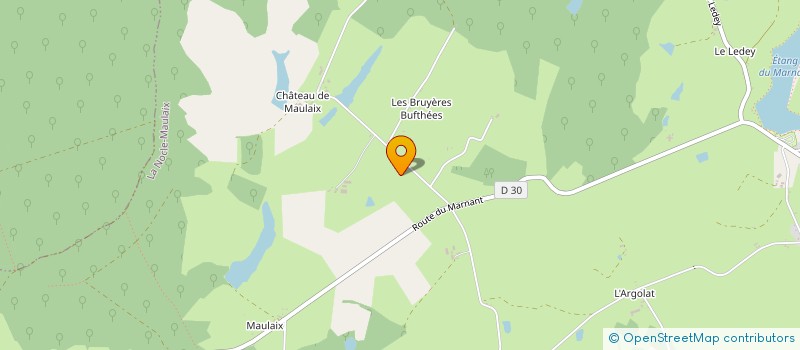 localisation de l'entreprise EARL NEANT à LA NOCLE-MAULAIX
