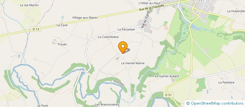 localisation de l'entreprise EARL NEE à HAMBYE