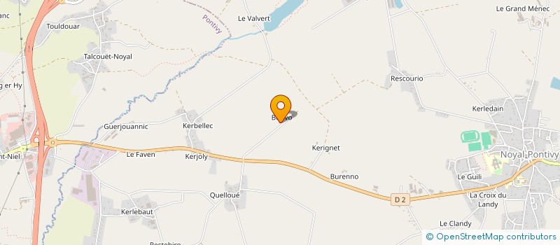 localisation de l'entreprise EARL NOEL & FILS à NOYAL-PONTIVY