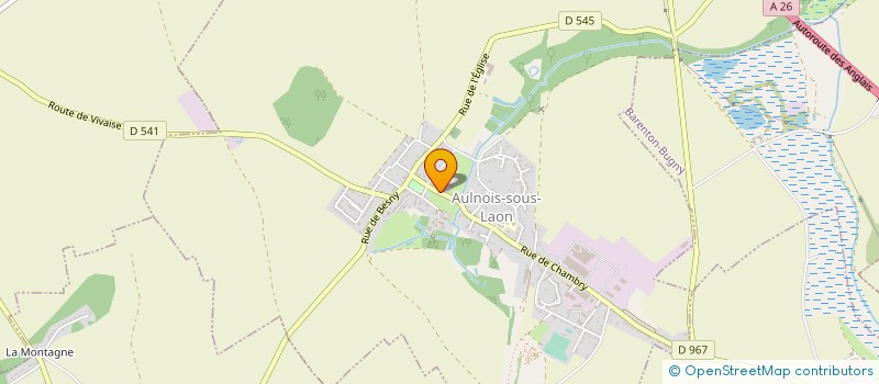 localisation de l'entreprise EARL NOLLE  AULNOIS-SOUS-LAON