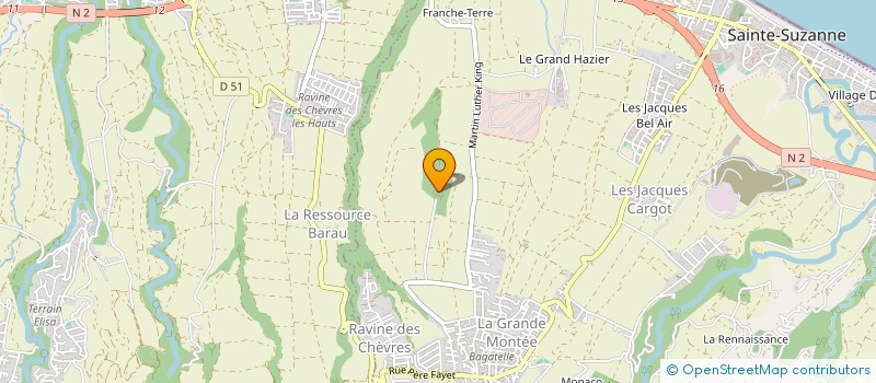 localisation de l'entreprise EARL NOS LOISIRS à SAINTE-SUZANNE