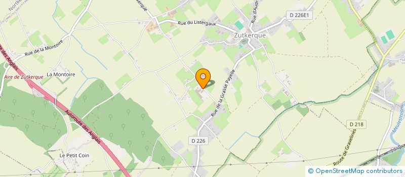 localisation de l'entreprise EARL NOTRE DAME  ZUTKERQUE