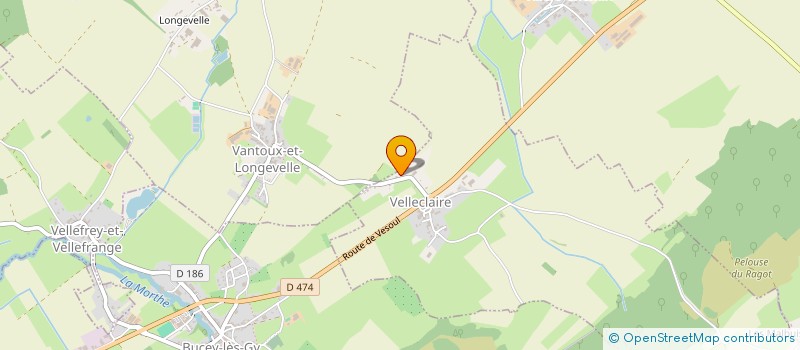 localisation de l'entreprise EARL NOTRE DAME  VELLECLAIRE