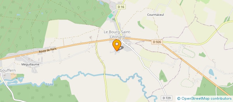 localisation de l'entreprise EARL NOTTEAU à GOUFFERN EN AUGE