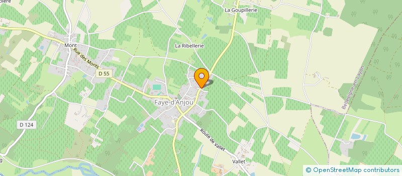 localisation de l'entreprise EARL NOUTEAU à BELLEVIGNE-EN-LAYON
