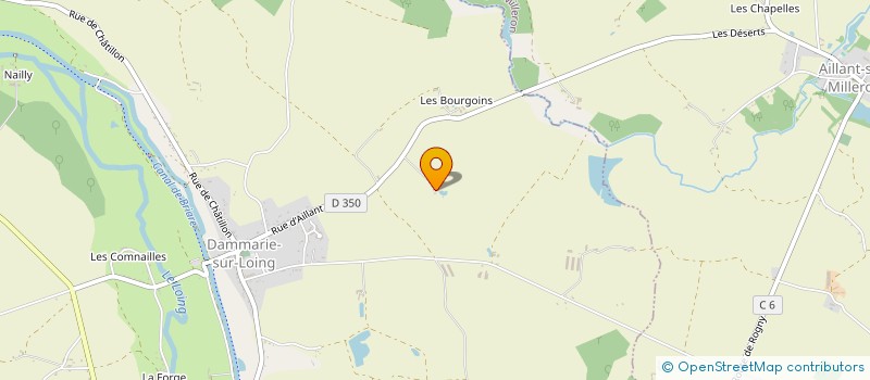 localisation de l'entreprise EARL NOUVELLON HERVE à CHATILLON-COLIGNY