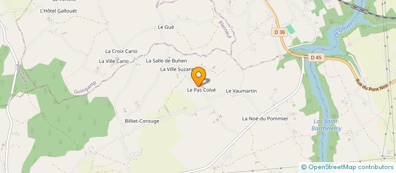 localisation de l'entreprise EARL NOYSET à SAINT-DONAN
