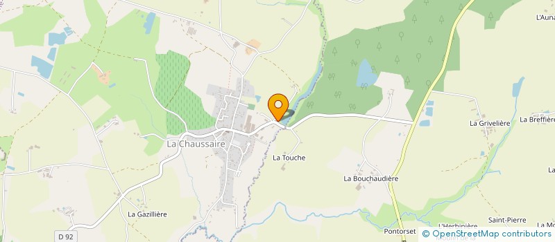 localisation de l'entreprise EARL O CHENE à BEAUPREAU-EN-MAUGES