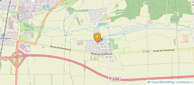 localisation de l'entreprise EARL OBERMATT  ALTORF