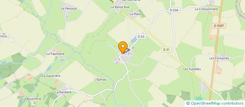 localisation de l'entreprise EARL OEUFORIE à RIVES-DU-FOUGERAIS