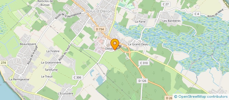 localisation de l'entreprise EARL OLERON HUITRES NORMANDIN  DOLUS-D'OLERON