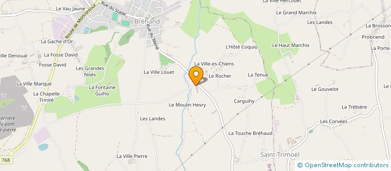 localisation de l'entreprise EARL OLIVIER à BREHAND
