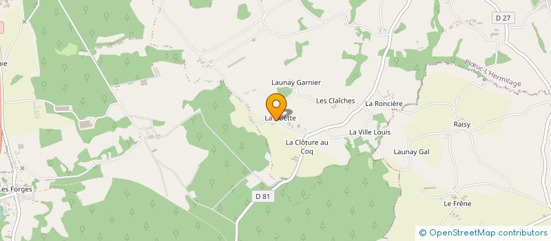 localisation de l'entreprise EARL OLIVIER GEORGELIN à PLOEUC-L'HERMITAGE