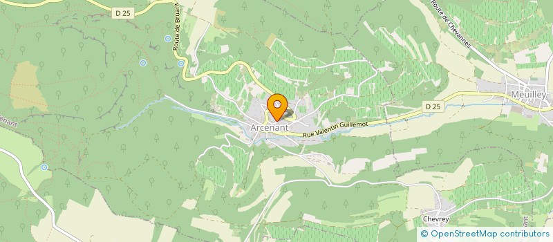 localisation de l'entreprise EARL OLIVIER JOUAN  ARCENANT