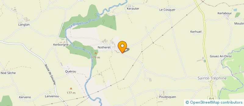localisation de l'entreprise EARL OLLIVIER PATRICIA à SAINTE-TREPHINE