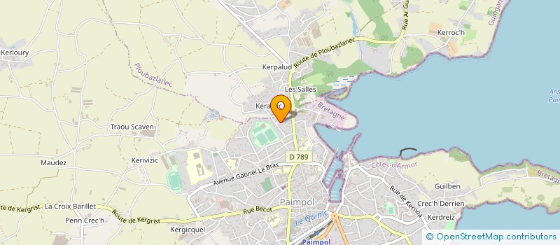 localisation de l'entreprise EARL OLLONNE  PAIMPOL