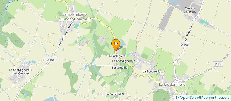 localisation de l'entreprise EARL ORION PERE ET FILS à CHANTONNAY