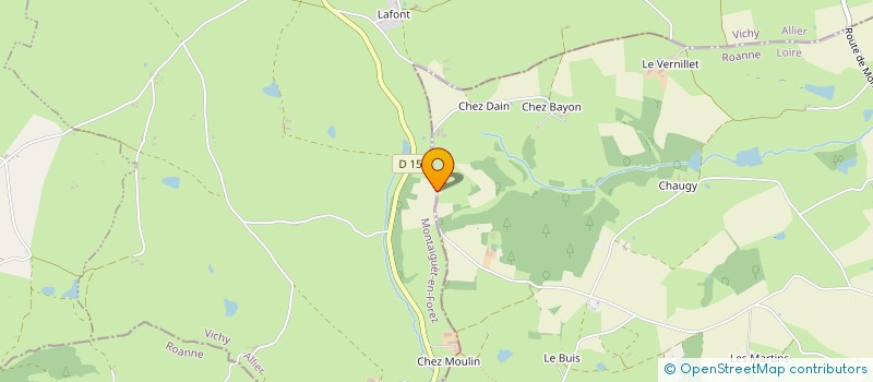 localisation de l'entreprise EARL OVIVEAUX  SAIL-LES-BAINS