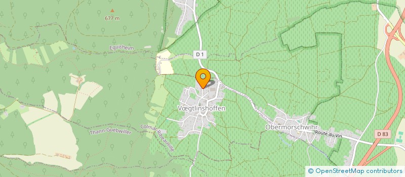 localisation de l'entreprise EARL P. ZINCK  EGUISHEIM