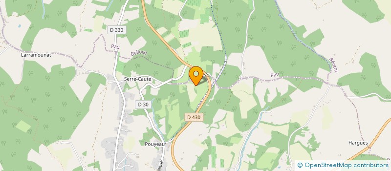 localisation de l'entreprise EARL PABA  SALIES-DE-BEARN