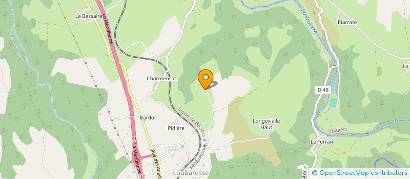 localisation de l'entreprise EARL PAGES-CHASSANG à LORCIERES