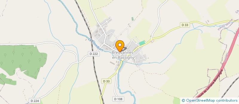 localisation de l'entreprise EARL PAILLARD C.F. à BREUVANNES-EN-BASSIGNY