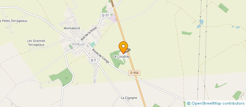 localisation de l'entreprise EARL PAILLAULT à VILLEGONGIS