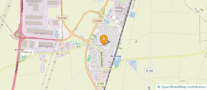 localisation de l'entreprise EARL PAILLET GOUEFFON à LION-EN-BEAUCE