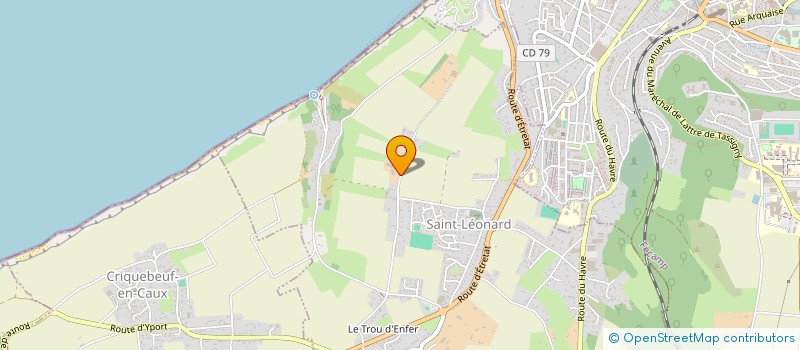 localisation de l'entreprise EARL PAILLETTE  SAINT-LEONARD