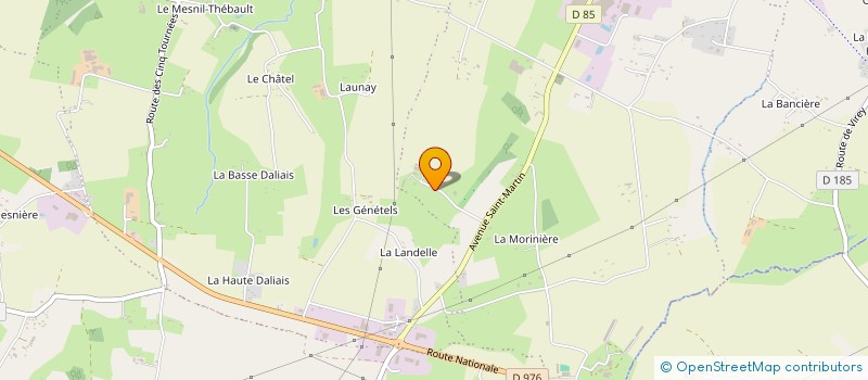 localisation de l'entreprise EARL PAIMBLANC à ISIGNY-LE-BUAT