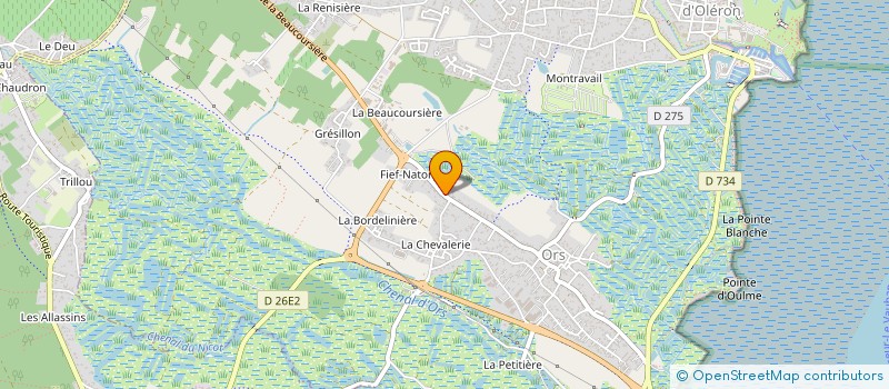 localisation de l'entreprise EARL PAIN JAMES ET FILS à LE CHATEAU-D'OLERON